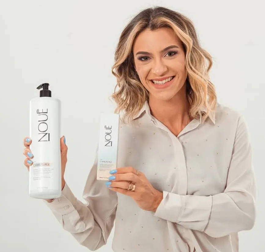 Foto de Patrícia Vasconcelos, da marca Nouê Cosméticos