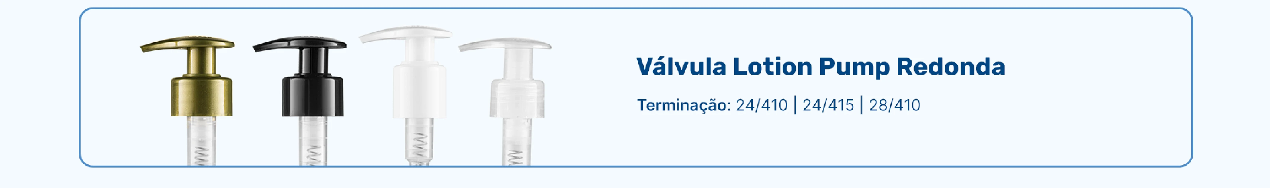 Valvula Lotion Pump Redonda