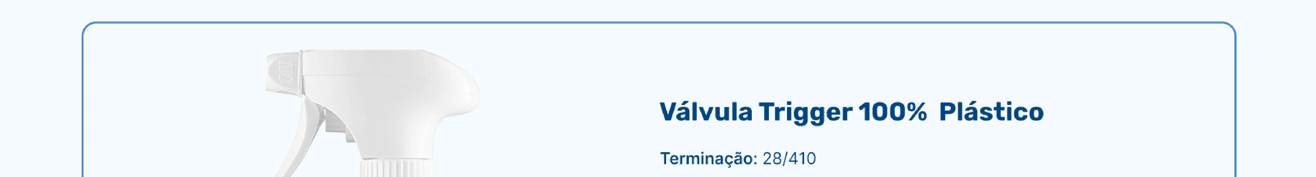 Valvula Trigger 100% Plastico