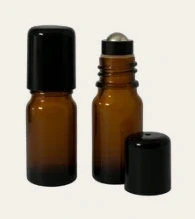 Frasco vidro âmbar R18 roll-on premium 10 ml