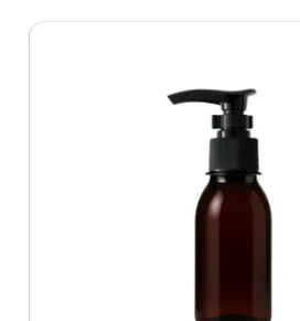 Frasco PET âmbar R24 pump 60 ml