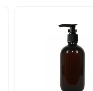 Frasco PET âmbar R24 pump 250 ml