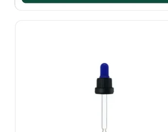 Pipeta vidro R18 bulbo azul escuro
