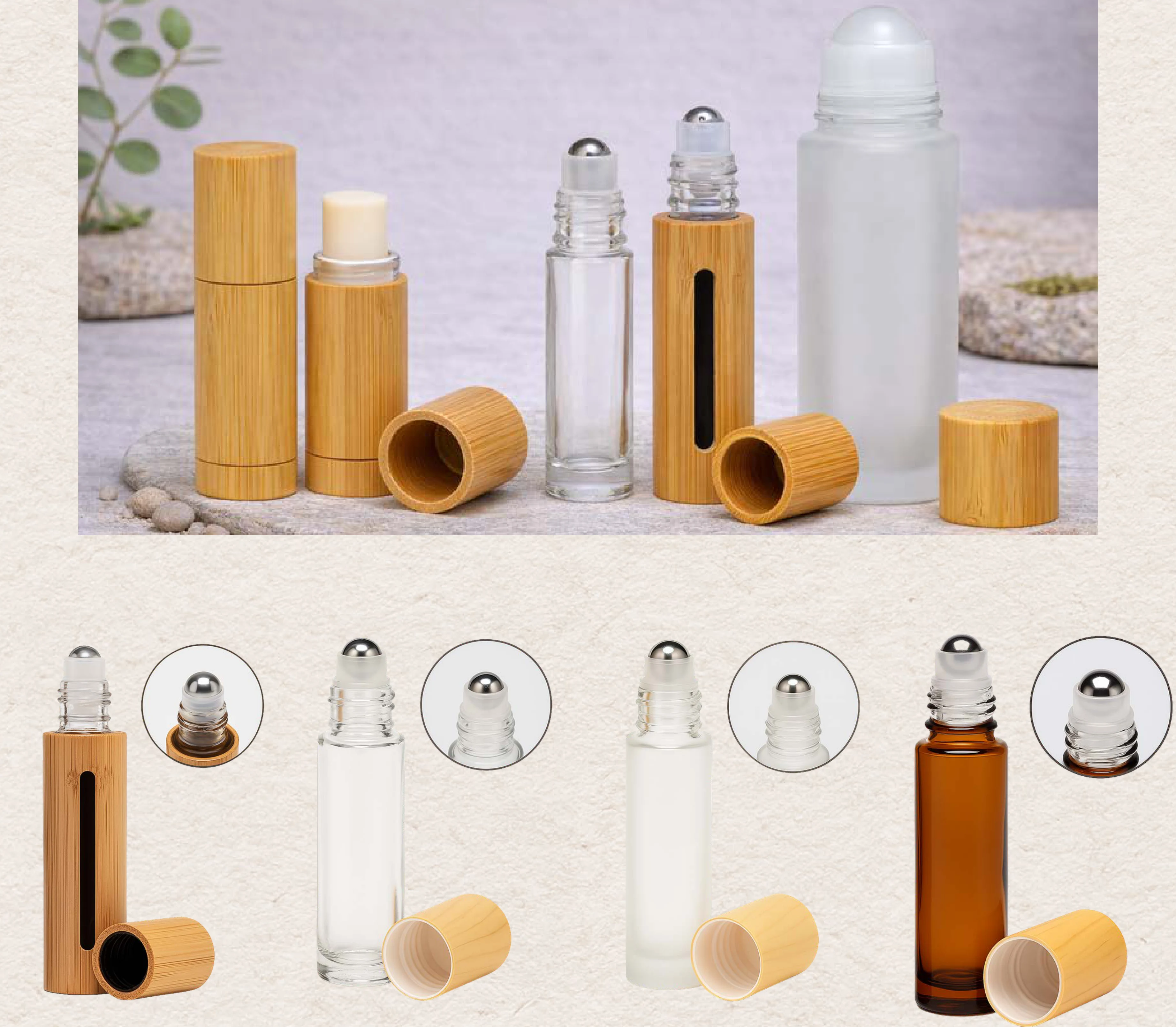 Roll-on Vidro Fosco 10ml