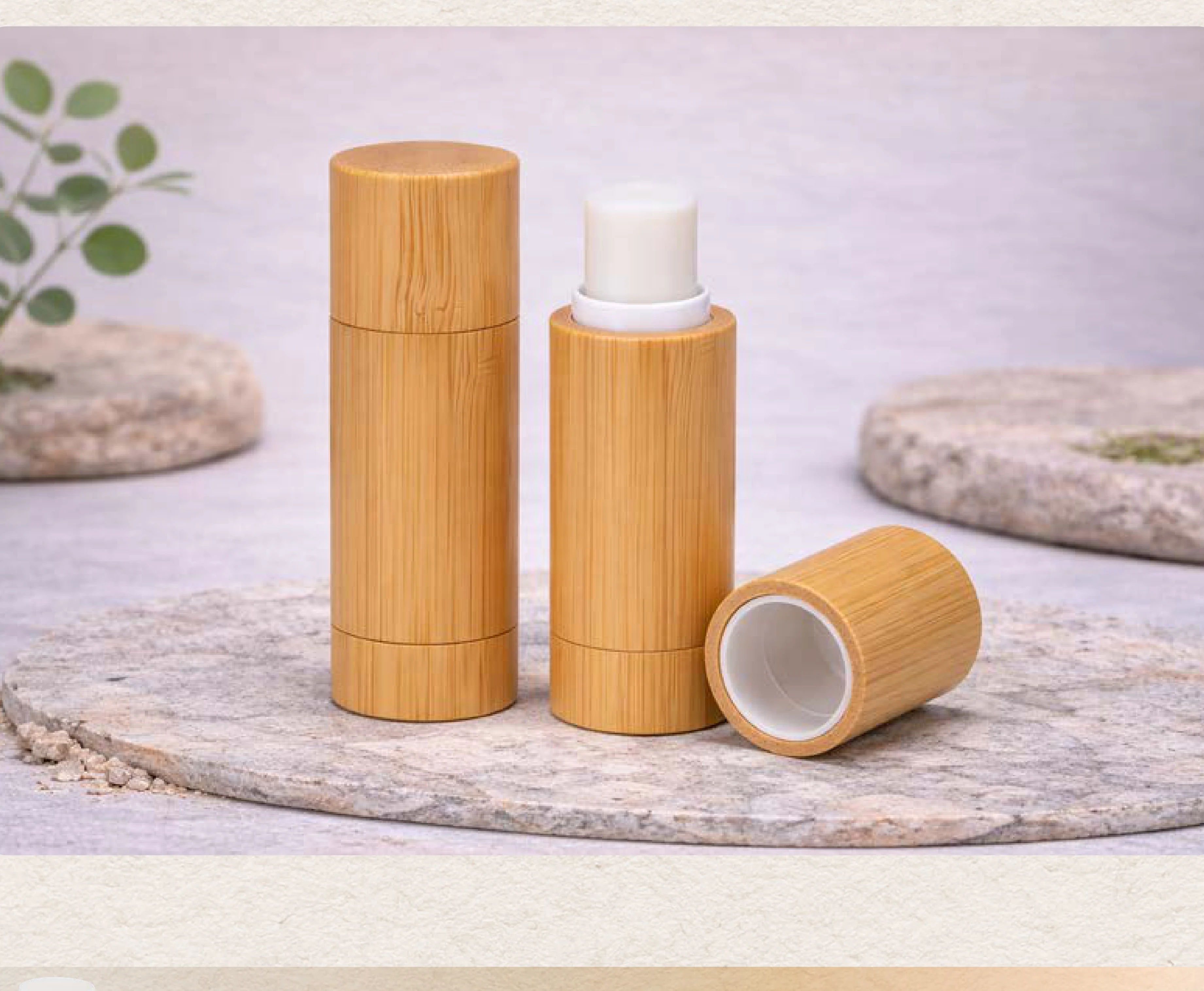Lipbalm Roll-on Estojo Bambu 5g