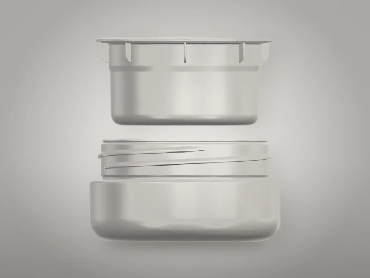 Pote Itapema 30ml com caneca (refil) em PET / PP