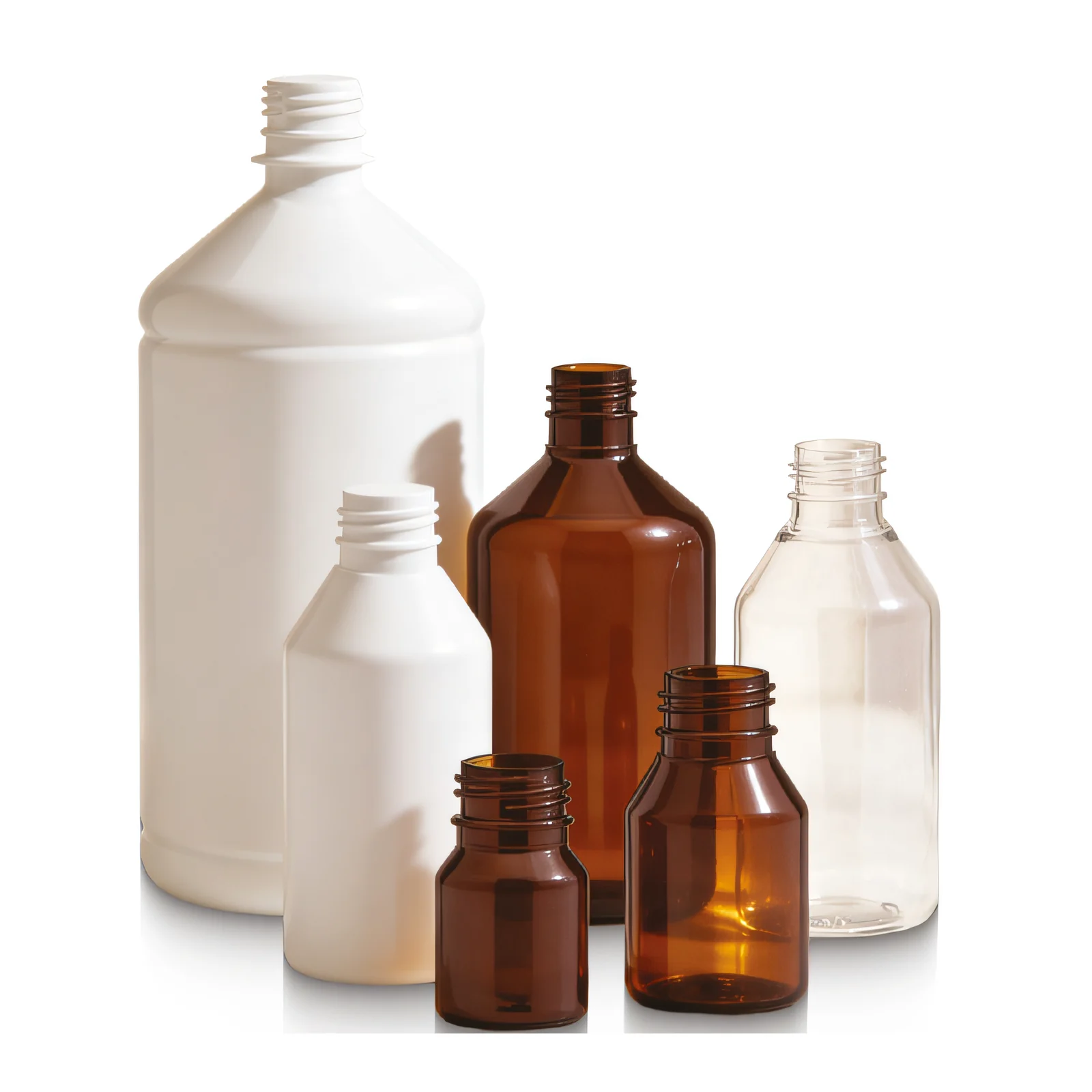Garrafa Frasco PET Reto R28 60ml