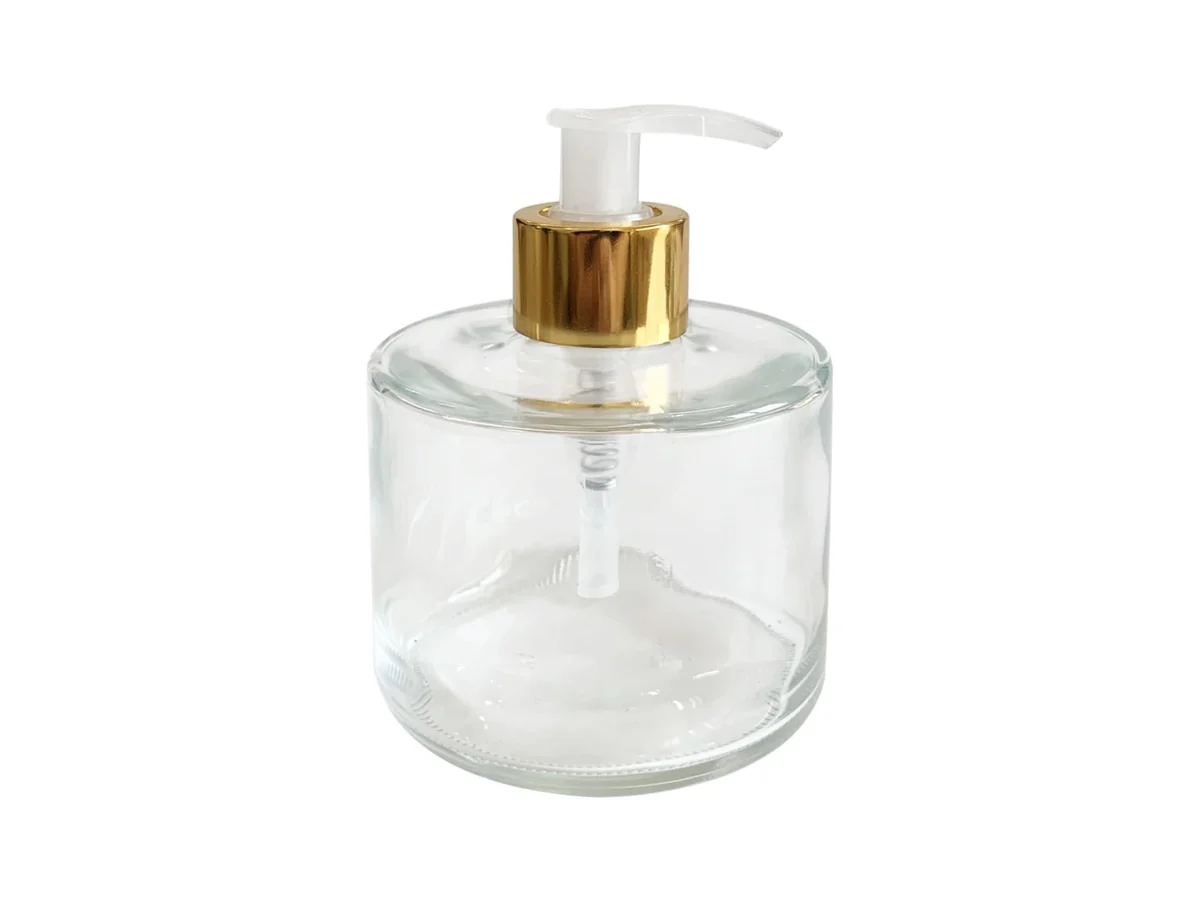Frasco pump Saboneteira Vidro Picolo 250ml