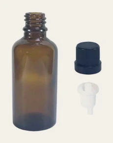 Flaconete Vidro Batoque Gotejador 3ml